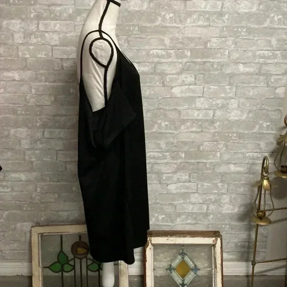 Womens Boohoo black casual cover up ladies dress size 20 - Picture 4 of 10